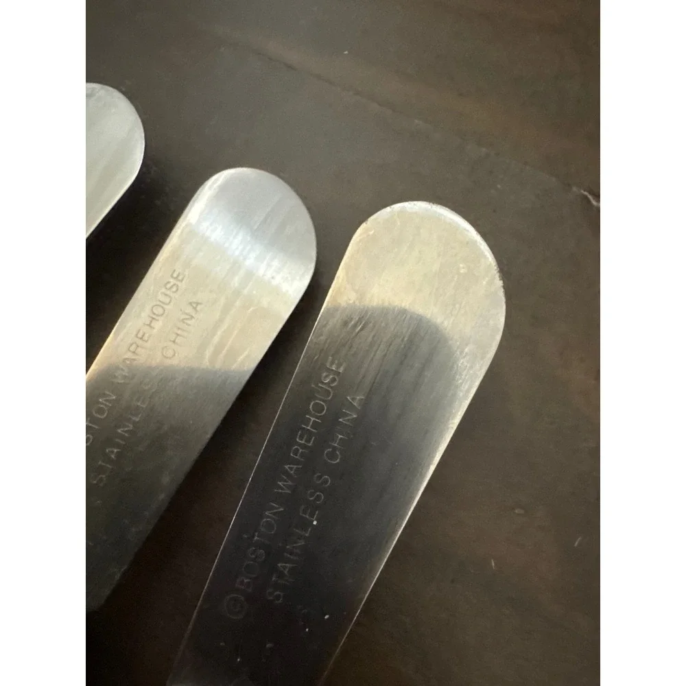 Boston Warehouse Patriotic Americana Cheese Spreaders Set of 4 Stars Stripes 76